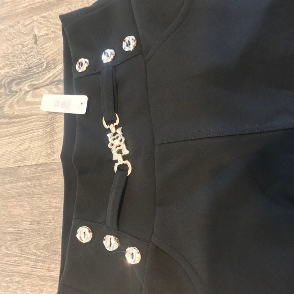❗️1 left❗️NWT SUPER COMFY BLACK PANTS W POCKETS - Picture 2 of 7